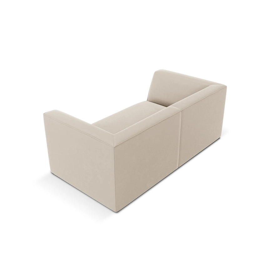 Ruby 2-Sitzer Sofa mit Bezug in Samt (Sal1) in Beige, 174x93 cm – Bild 5