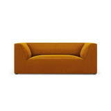 Ruby 2-Sitzer Sofa mit Bezug in Samt (Sal10) in Gelb, 174x93 cm – Bild 1