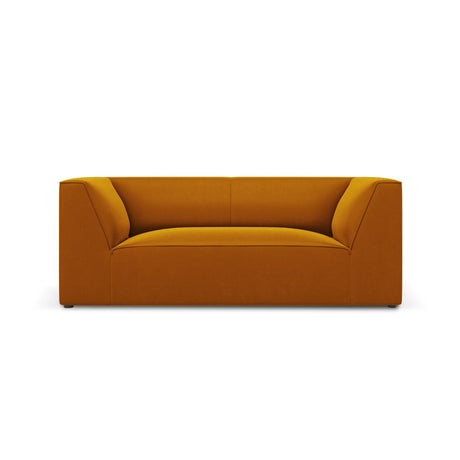 Ruby 2-Sitzer Sofa mit Bezug in Samt (Sal10) in Gelb, 174x93 cm – Bild 1