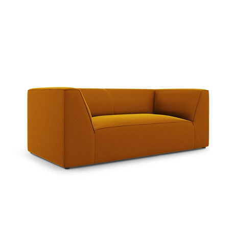 Ruby 2-Sitzer Sofa mit Bezug in Samt (Sal10) in Gelb, 174x93 cm – Bild 3