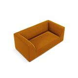 Ruby 2-Sitzer Sofa mit Bezug in Samt (Sal10) in Gelb, 174x93 cm – Bild 4