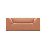 Ruby 2-Sitzer Sofa mit Bezug in Samt (Sal11) in Rosa, 174x93 cm – Bild 1