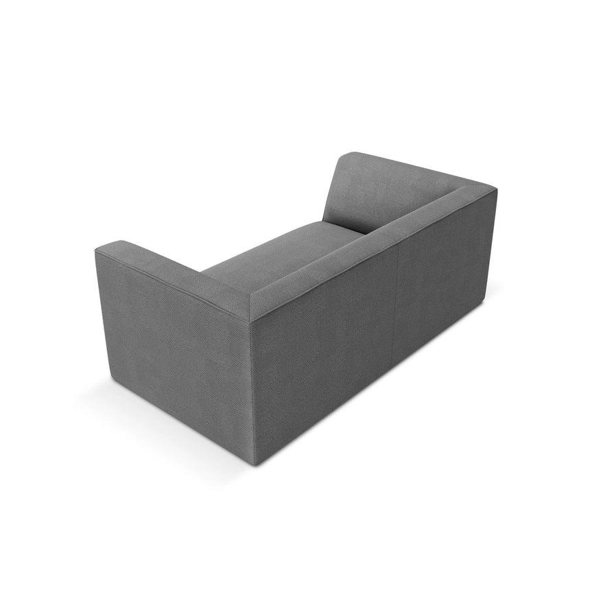 Ruby 2-Sitzer Sofa mit Bezug in Strukturierter Stoff (Ota11) in Grau, 174x93 cm – Bild 5