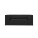 Ruby 2-Sitzer Sofa mit Bezug in Strukturierter Stoff (Ota12) in Schwarz, 174x93 cm – Bild 1