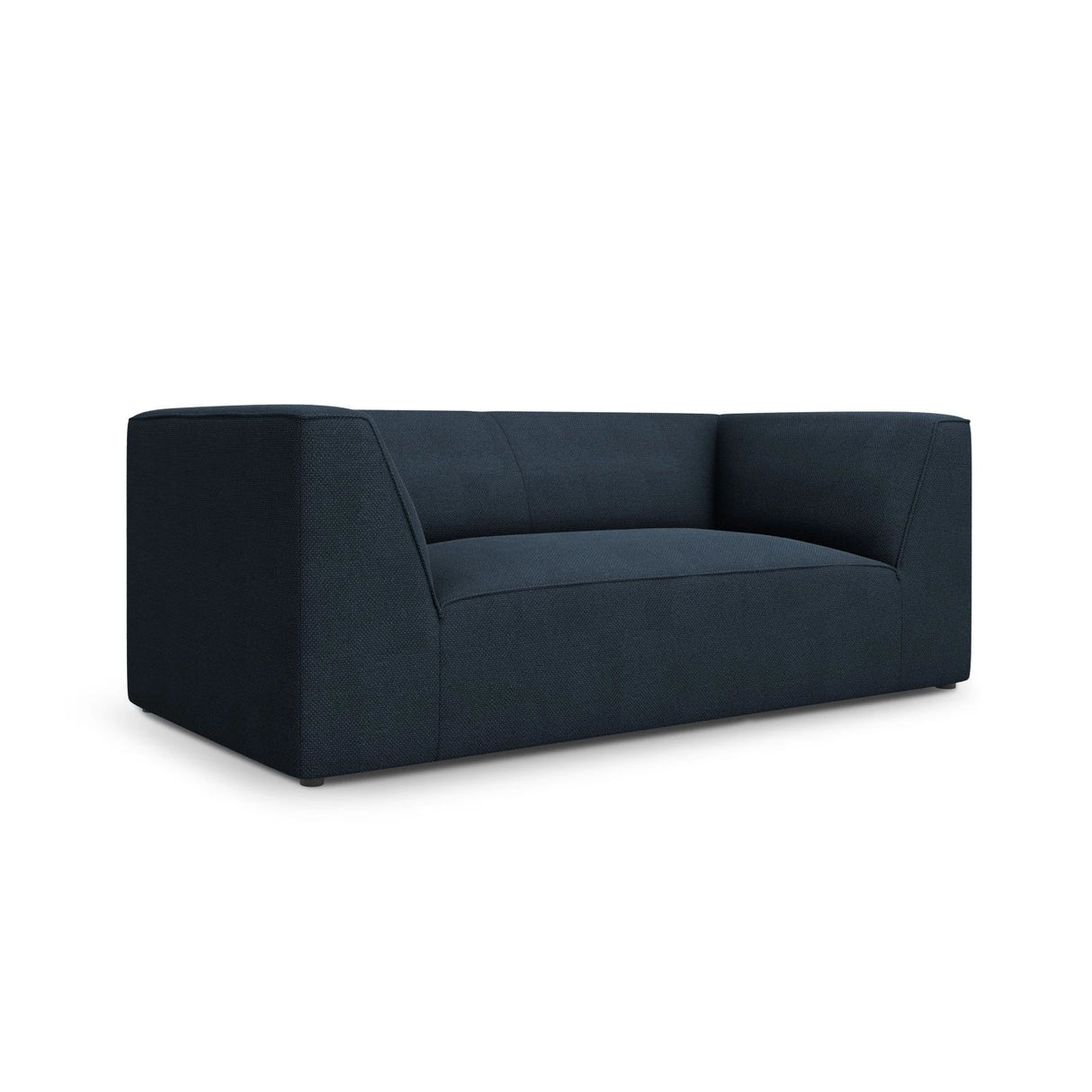 Ruby 2-Sitzer Sofa mit Bezug in Strukturierter Stoff (Ota18) in Marineblau, 174x93 cm – Bild 3