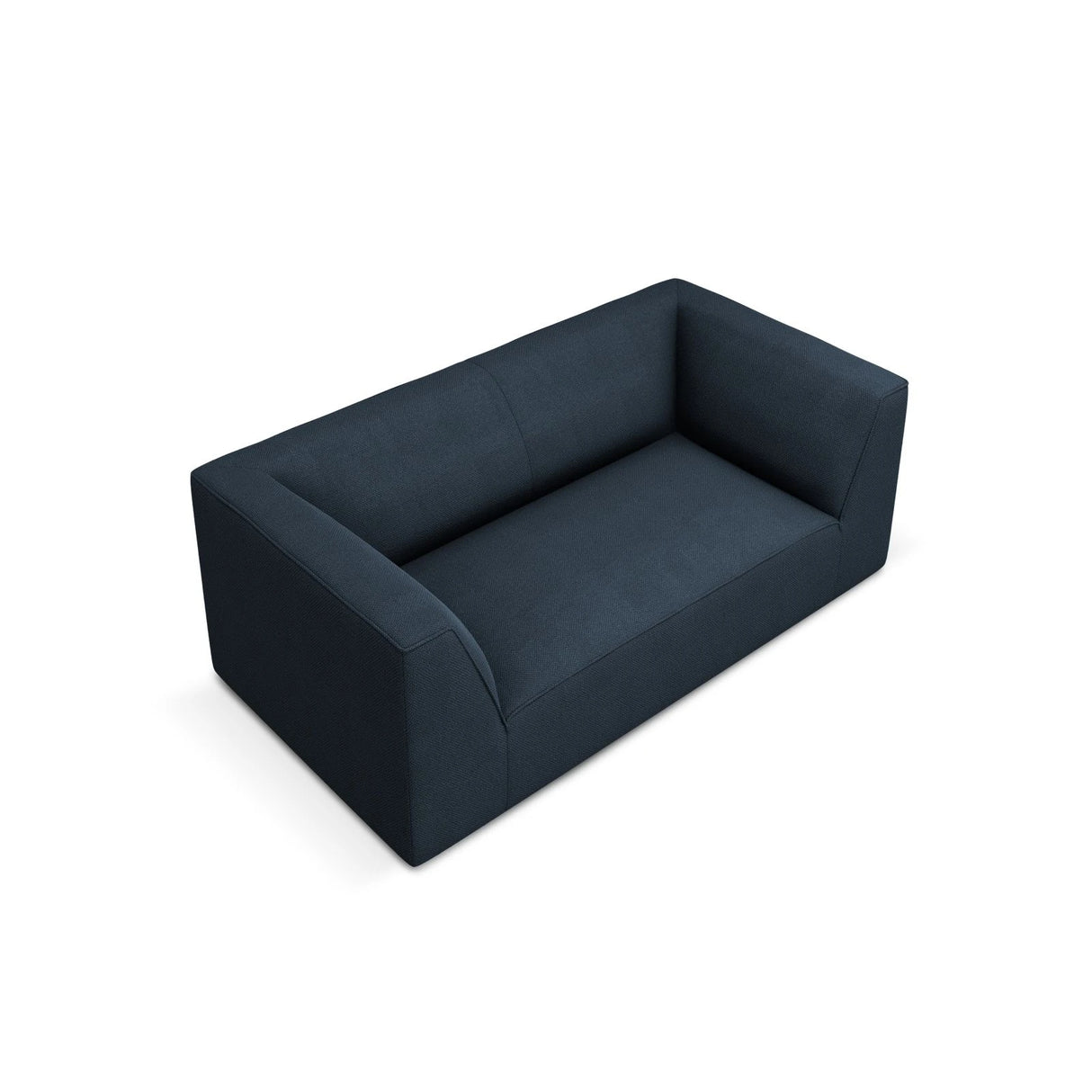 Ruby 2-Sitzer Sofa mit Bezug in Strukturierter Stoff (Ota18) in Marineblau, 174x93 cm – Bild 4