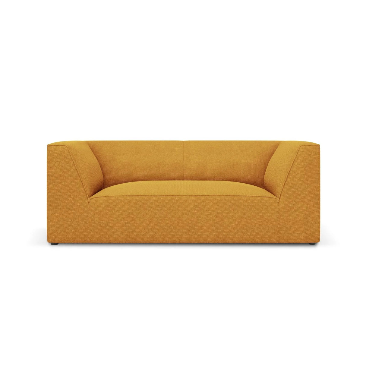 Ruby 2-Sitzer Sofa mit Bezug in Strukturierter Stoff (Ota4) in Gelb, 174x93 cm – Bild 1