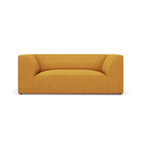 Ruby 2-Sitzer Sofa mit Bezug in Strukturierter Stoff (Ota4) in Gelb, 174x93 cm – Bild 1