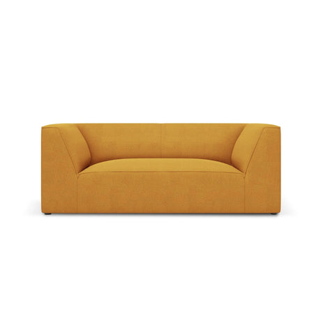 Ruby 2-Sitzer Sofa mit Bezug in Strukturierter Stoff (Ota4) in Gelb, 174x93 cm – Bild 1