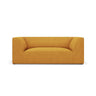 Ruby 2-Sitzer Sofa mit Bezug in Strukturierter Stoff (Ota4) in Gelb, 174x93 cm – Bild 1