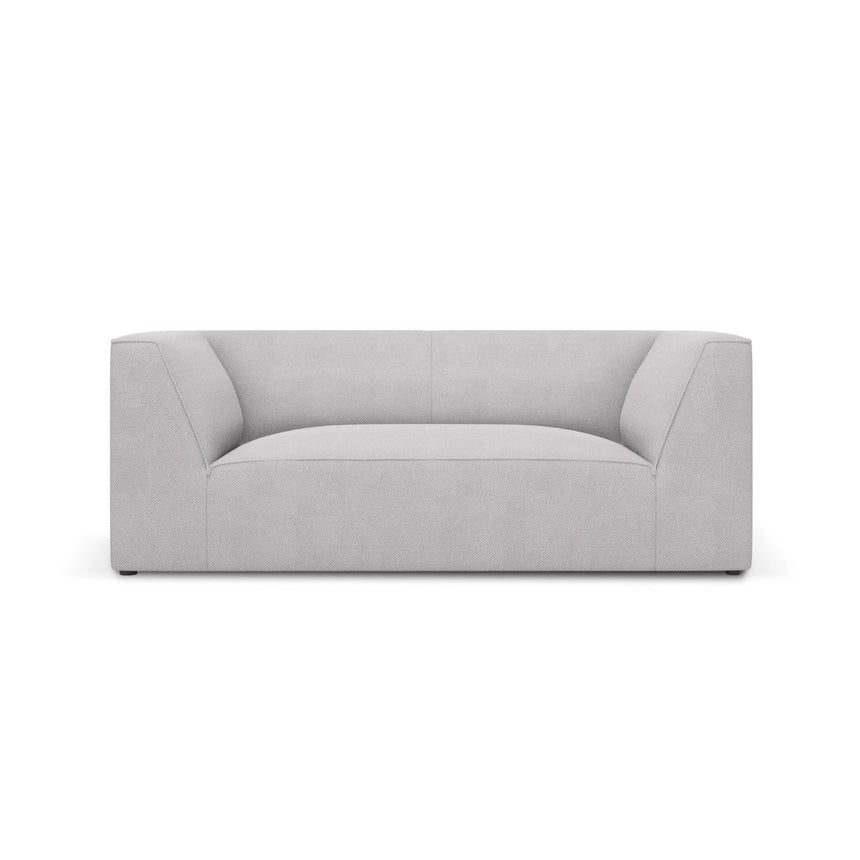 Ruby 2-Sitzer Sofa mit Bezug in Strukturierter Stoff (Ota9) in Hellgrau, 174x93 cm – Bild 1