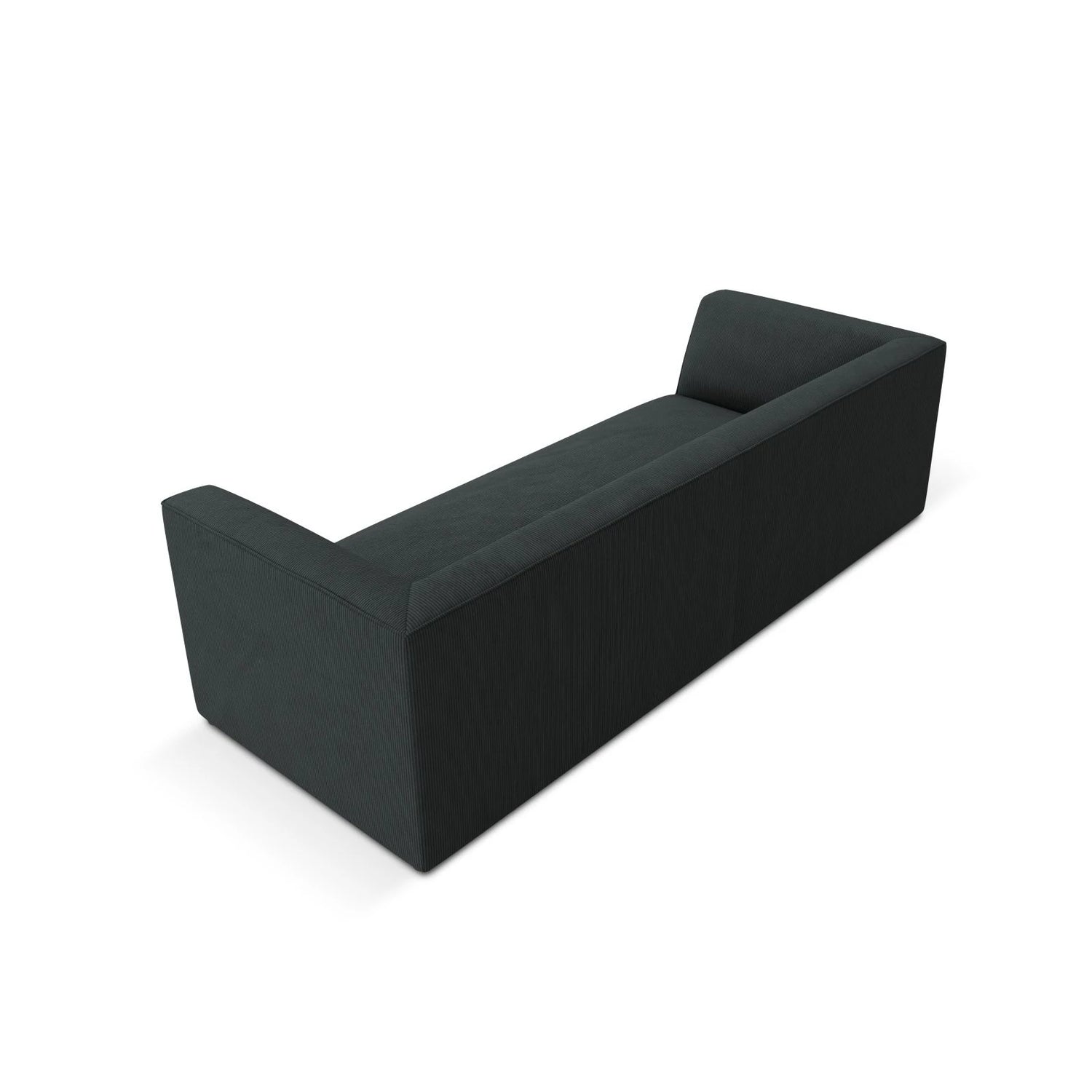 Ruby 3-Sitzer Sofa mit Bezug aus Cord (ScaBla) in Schwarz, 232x93 cm – Bild 5