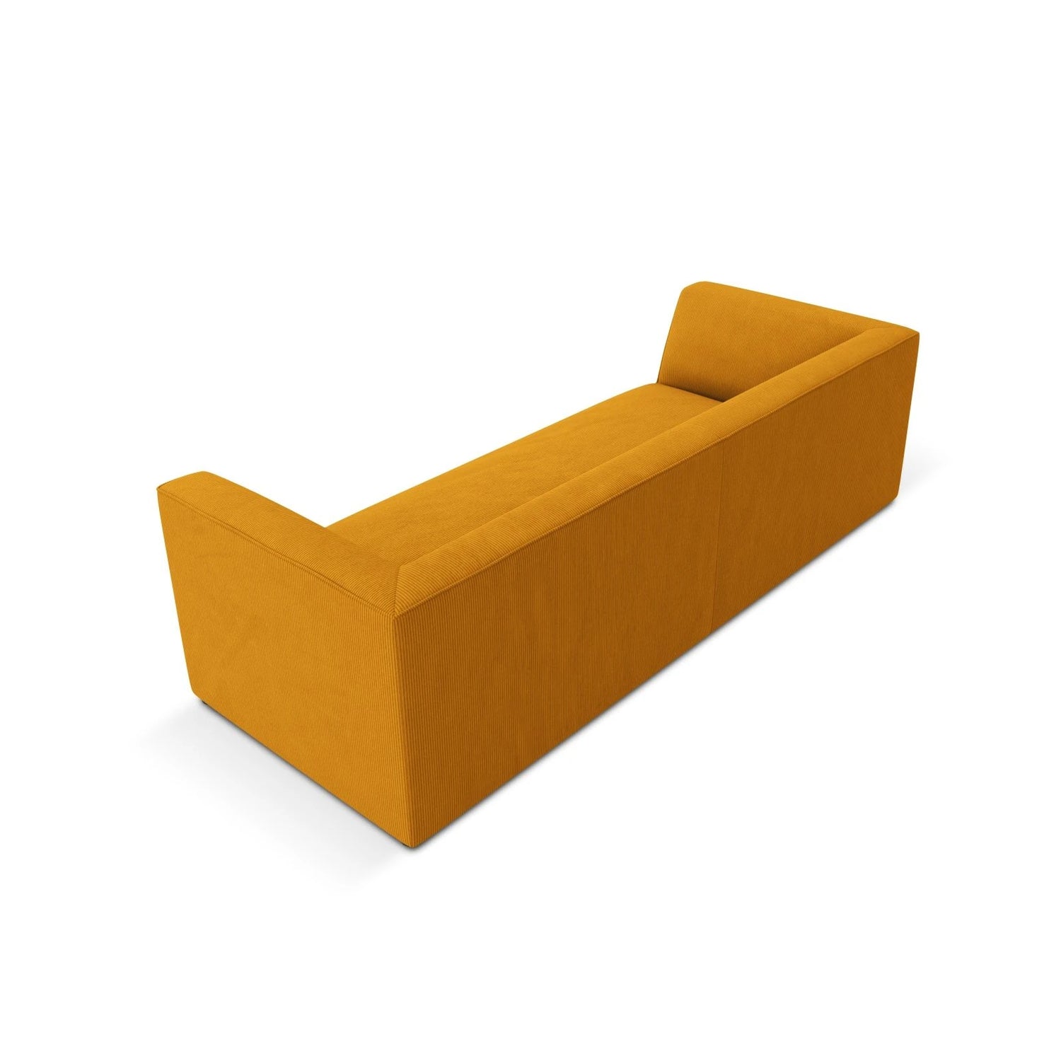 Ruby 3-Sitzer Sofa mit Bezug aus Cord (ScaMos) in Gelb, 232x93 cm – Bild 5