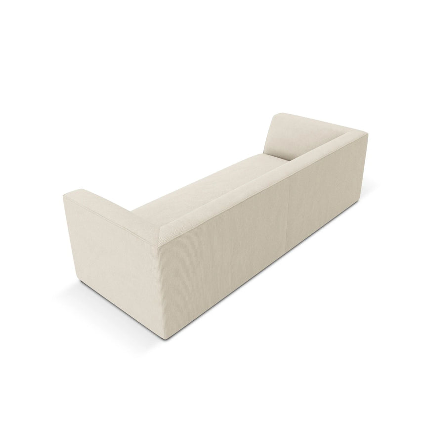 Ruby 3-Sitzer Sofa mit Bezug aus Samt, Cord oder Strukturstoff, 232x93 cm – Bild 5