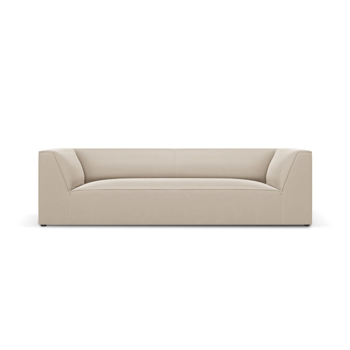 Ruby 3-Sitzer Sofa mit Bezug aus Samt (Sal1) in Beige, 232x93 cm – Bild 1