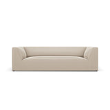 Ruby 3-Sitzer Sofa mit Bezug aus Samt (Sal1) in Beige, 232x93 cm – Bild 1