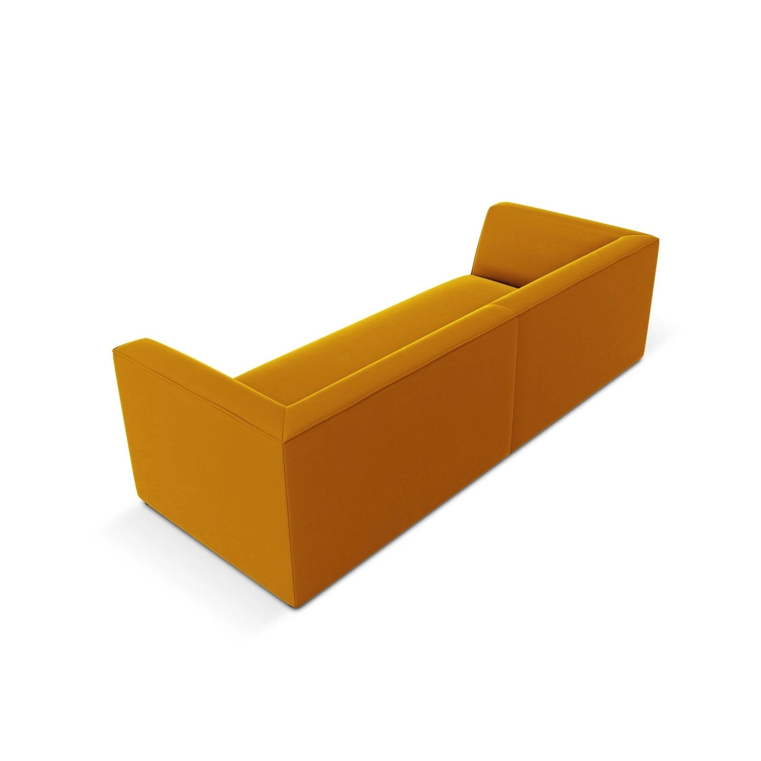 Ruby 3-Sitzer Sofa mit Bezug aus Samt (Sal10) in Gelb, 232x93 cm – Bild 5