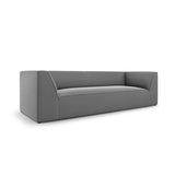 Ruby 3-Sitzer Sofa mit Bezug aus Samt (Sal17) in Grau, 232x93 cm – Bild 3