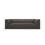 Ruby 3-Sitzer Sofa mit Bezug aus Samt (Sal18) in Dunkelgrau, 232x93 cm – Bild 1
