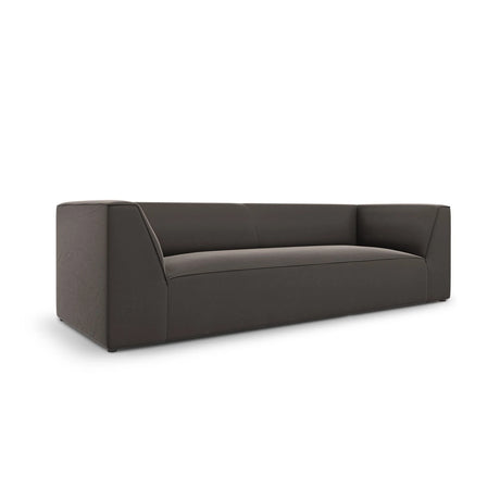 Ruby 3-Sitzer Sofa mit Bezug aus Samt (Sal18) in Dunkelgrau, 232x93 cm – Bild 3