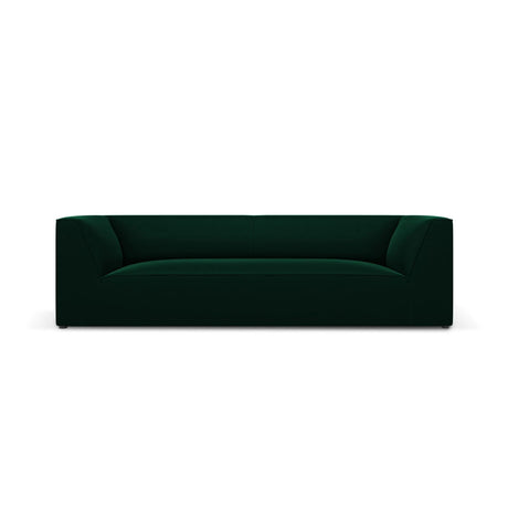 Ruby 3-Sitzer Sofa mit Bezug aus Samt (Sal7) in Flaschengrün, 232x93 cm – Bild 1