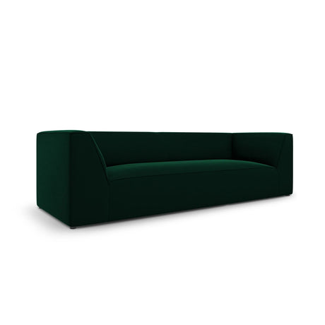 Ruby 3-Sitzer Sofa mit Bezug aus Samt (Sal7) in Flaschengrün, 232x93 cm – Bild 3