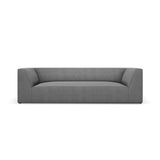 Ruby 3-Sitzer Sofa mit Bezug aus Strukturierter Stoff (Ota11) in Grau, 232x93 cm – Bild 1
