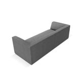 Ruby 3-Sitzer Sofa mit Bezug aus Strukturierter Stoff (Ota11) in Grau, 232x93 cm – Bild 5