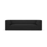 Ruby 3-Sitzer Sofa mit Bezug aus Strukturierter Stoff (Ota12) in Schwarz, 232x93 cm – Bild 1