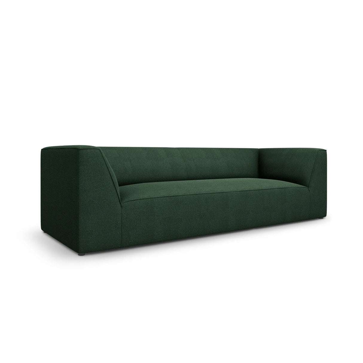 Ruby 3-Sitzer Sofa mit Bezug aus Strukturierter Stoff (Ota14) in Grün, 232x93 cm – Bild 3