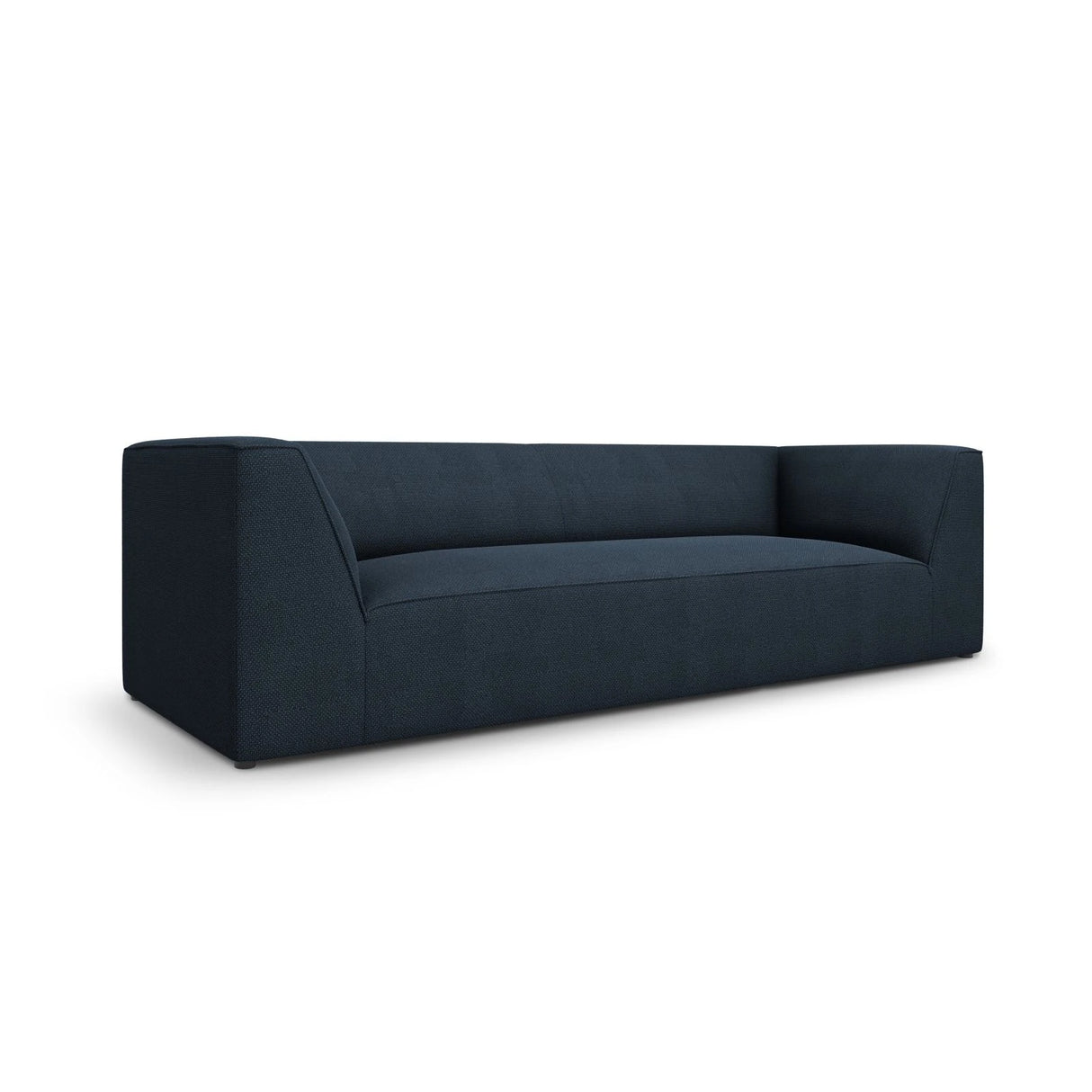 Ruby 3-Sitzer Sofa mit Bezug aus Strukturierter Stoff (Ota18) in Marineblau, 232x93 cm – Bild 3