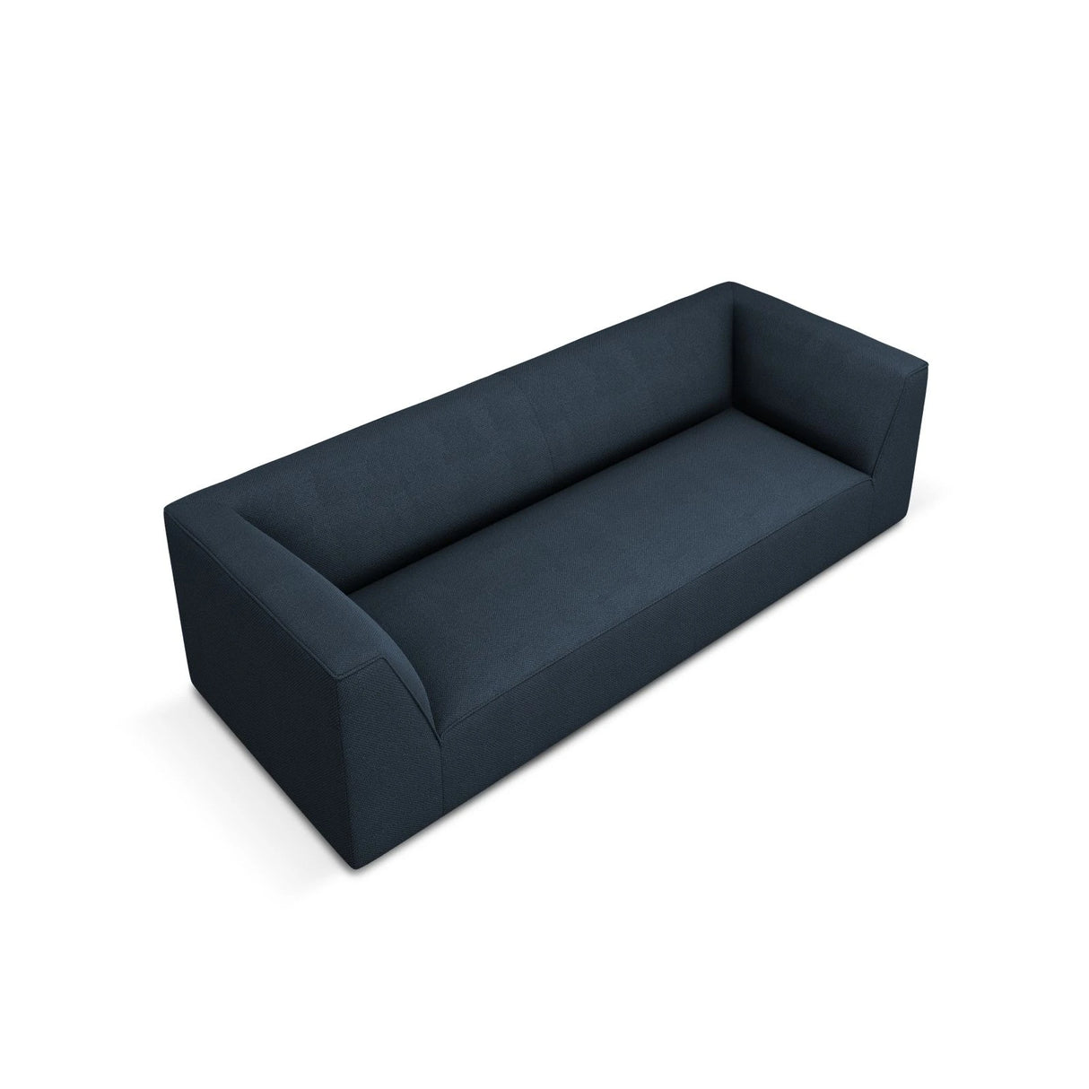 Ruby 3-Sitzer Sofa mit Bezug aus Strukturierter Stoff (Ota18) in Marineblau, 232x93 cm – Bild 4