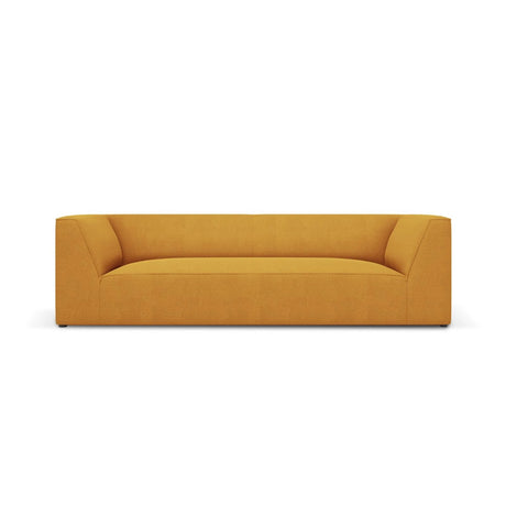 Ruby 3-Sitzer Sofa mit Bezug aus Strukturierter Stoff (Ota4) in Gelb, 232x93 cm – Bild 1