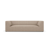 Ruby 3-Sitzer Sofa mit Bezug aus Strukturierter Stoff (Ota7) in Dunkelbeige, 232x93 cm – Bild 1