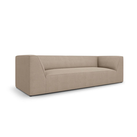Ruby 3-Sitzer Sofa mit Bezug aus Strukturierter Stoff (Ota7) in Dunkelbeige, 232x93 cm – Bild 3