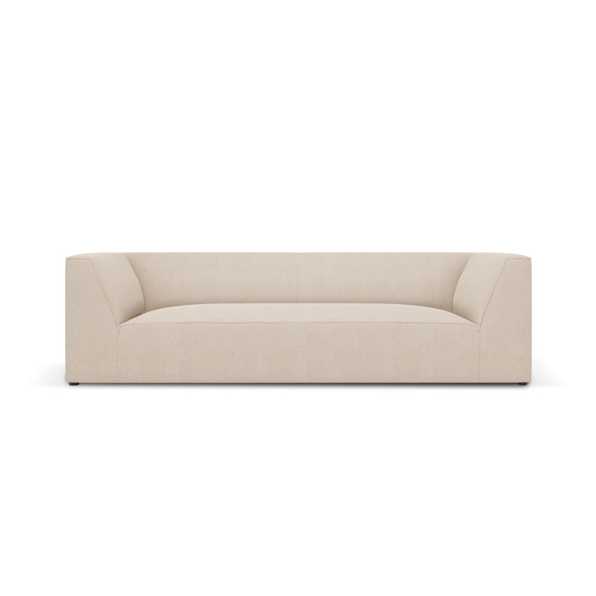 Ruby 3-Sitzer Sofa mit Bezug aus Strukturierter Stoff (Ota8) in Beige, 232x93 cm – Bild 1