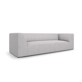 Ruby 3-Sitzer Sofa mit Bezug aus Strukturierter Stoff (Ota9) in Hellgrau, 232x93 cm – Bild 3