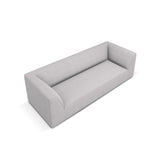 Ruby 3-Sitzer Sofa mit Bezug aus Strukturierter Stoff (Ota9) in Hellgrau, 232x93 cm – Bild 4