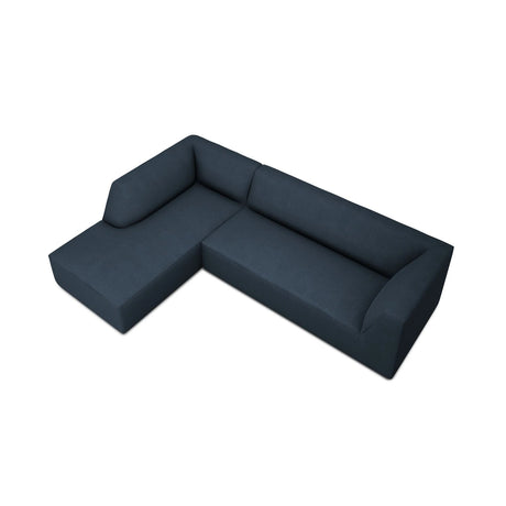 Ruby 4-Sitzer Ecksofa Links, mit Bezug aus Strukturierter Stoff (Ota18) in Marineblau, 273x180 cm – Bild 5