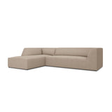Ruby 4-Sitzer Ecksofa Links, mit Bezug aus Strukturierter Stoff (Ota7) in Dunkelbeige, 273x180 cm – Bild 4