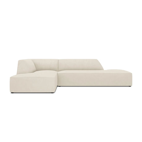 Ruby 4-Sitzer Ecksofa offen, Links, mit Bezug aus Samt, Cord oder Strukturstoff, 273x180 cm – Bild 1
