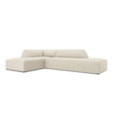 Ruby 4-Sitzer Ecksofa offen, Links, mit Bezug aus Samt, Cord oder Strukturstoff, 273x180 cm – Bild 5
