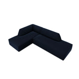 Ruby 4-Sitzer Ecksofa offen, Links, mit Bezug aus Samt (Sal5) in Königsblau, 273x180 cm – Bild 6