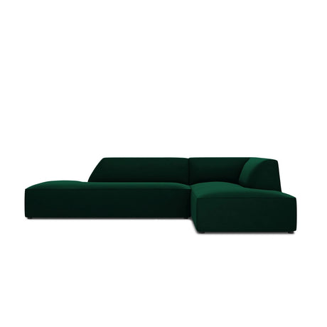 Ruby 4-Sitzer Ecksofa offen, Rechts, mit Bezug aus Samt (Sal7) in Flaschengrün, 273x180 cm – Bild 1