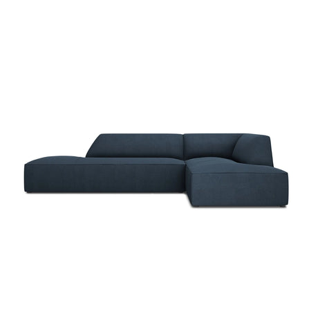 Ruby 4-Sitzer Ecksofa offen, Rechts, mit Bezug aus Strukturierter Stoff (Ota18) in Marineblau, 273x180 cm – Bild 1