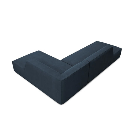 Ruby 4-Sitzer Ecksofa offen, Rechts, mit Bezug aus Strukturierter Stoff (Ota18) in Marineblau, 273x180 cm – Bild 5