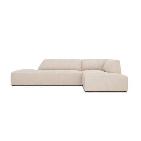 Ruby 4-Sitzer Ecksofa offen, Rechts, mit Bezug aus Strukturierter Stoff (Ota8) in Beige, 273x180 cm – Bild 1