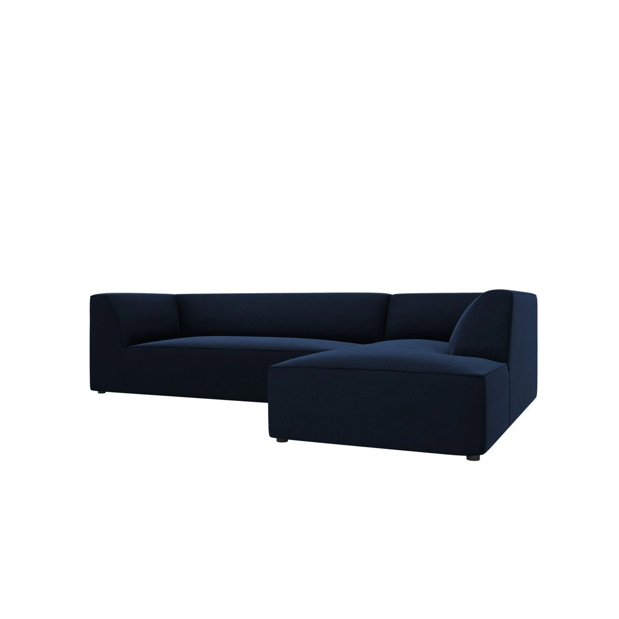 Ruby 4-Sitzer Ecksofa Rechts, mit Bezug aus Samt (Sal5) in Königsblau, 273x180 cm – Bild 5
