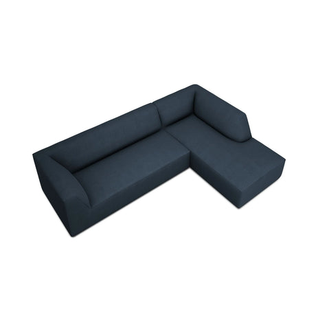 Ruby 4-Sitzer Ecksofa Rechts, mit Bezug aus Strukturierter Stoff (Ota18) in Marineblau, 273x180 cm – Bild 5
