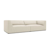 Ruby 4-Sitzer Sofa mit Bezug aus Samt, Cord oder Strukturstoff, 302x93 cm – Bild 5